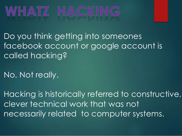 Hacking vs cracking